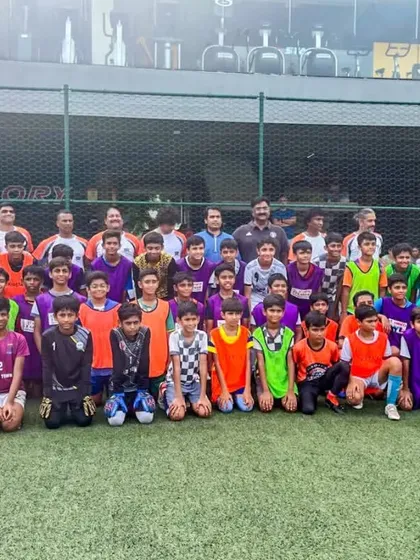 Our Technical Director, Jeddy John Almeida, at the AIFF Tutor Course in Ahmedabad with other esteemed coach educators, contributing to the future of Indian football coaching.