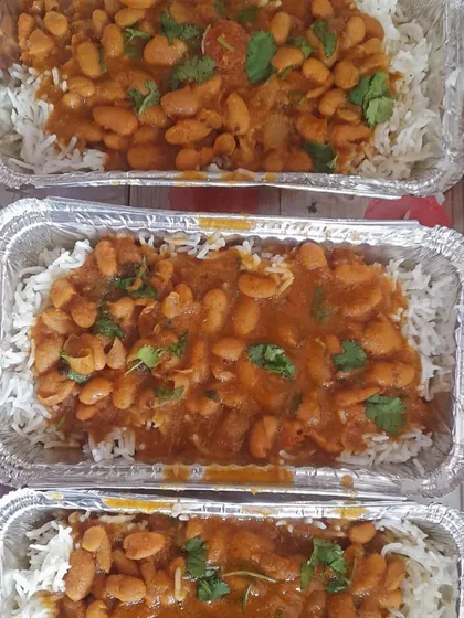 More of my popular Rajma and Rice combos ready for dispatch. I make sure the gravy is thick so it doesn't make the rice soggy.