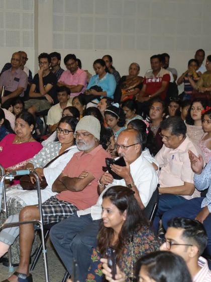 A shot of the captivated audience at our annual event. The support from the community creates an amazing atmosphere for our performers.