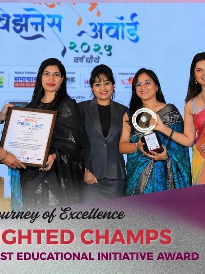 We are incredibly proud to be recognized with the Maharashtra Business Award for Best Educational Initiative. This award celebrates our commitment to providing meaningful, happy education and empowering lifelong learning values in every child we teach.