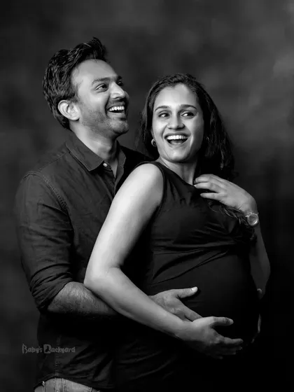 Sometimes, the most powerful emotions are captured in simple black and white. The shared laughter and pure joy between this couple is a beautiful reminder of the adventure they are about to begin together.