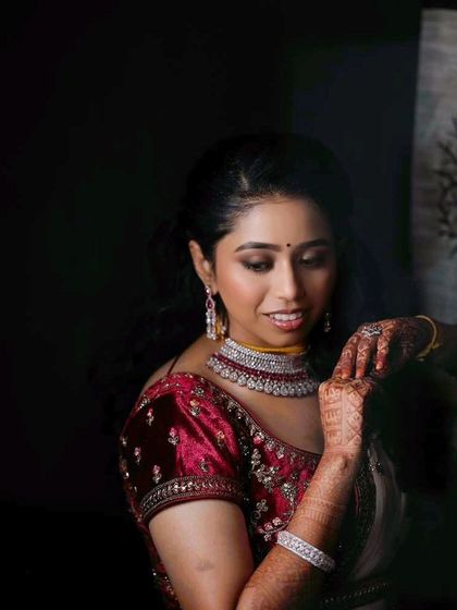 The Canvas Story - Bridal & Wedding Makeup Timeless Bridal & Reception Looks photo 9