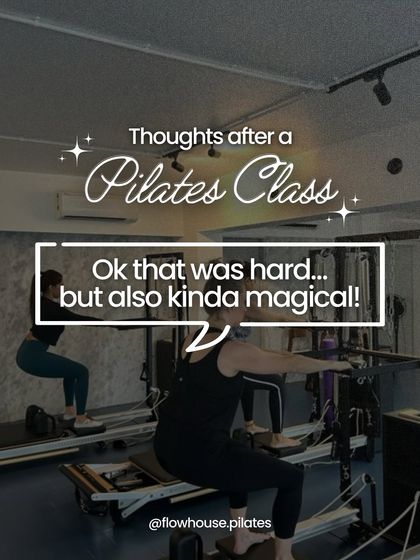 Thoughts after a Pilates class: "Ok that was hard... but also kinda magical!" This is the perfect description of the Pilates experience.