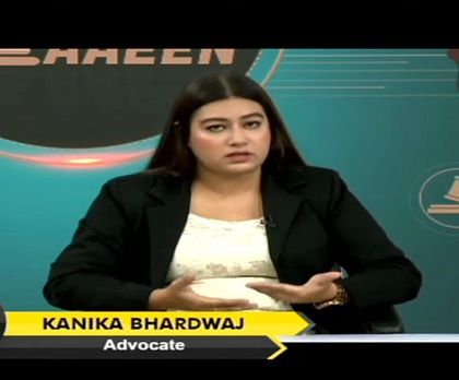 Discussing women's rights in India on a DD Urdu program. It's always a pleasure to be part of initiatives that aim to spread legal awareness.