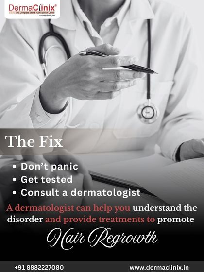 The fix for bald patches starts with getting tested and consulting a dermatologist. We can help you understand the disorder and provide treatments to promote hair regrowth.