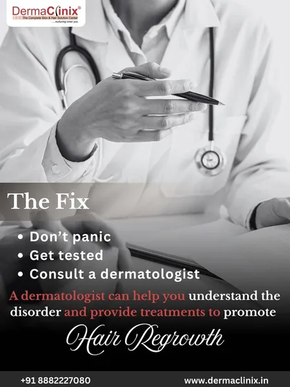 The fix for bald patches starts with getting tested and consulting a dermatologist. We can help you understand the disorder and provide treatments to promote hair regrowth.