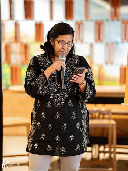 A poet reads her work on "Vulnerabilities". Our community provides a safe space for such deep and personal expressions.