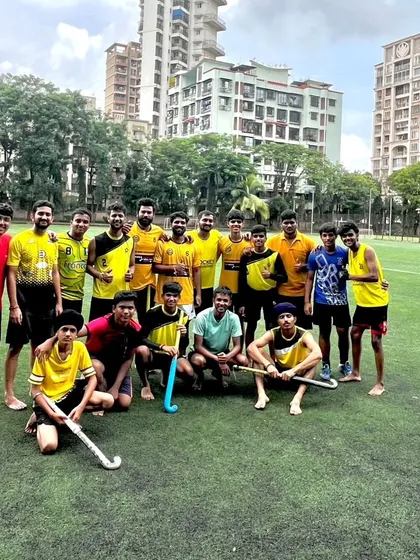 A group photo of our seniors and juniors after an incredible practice session. We believe in bridging generations on the field, where experience and youthful energy come together.