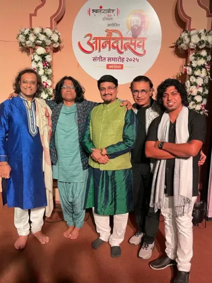 Honored to be part of Anandotsav 2025, a tribute to the late Shree Anand Dighe Ji, alongside talented artists like Vivek Sonar and Mukundraj Deo.