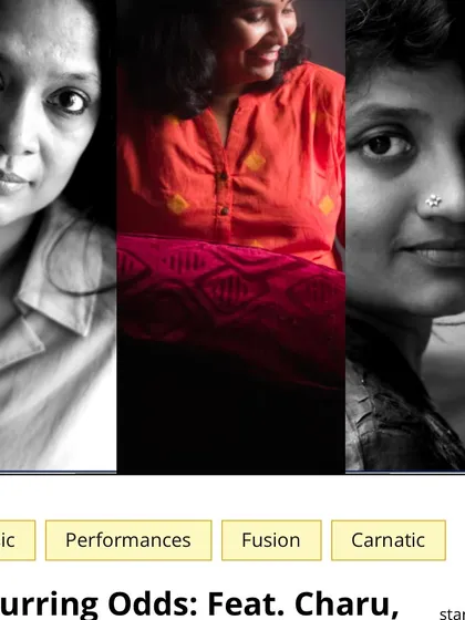 A schedule of my performances for the Unbox BLR Festival, including 'Songfarers at Sea', 'Recurring Odds', and 'The Threshold'.