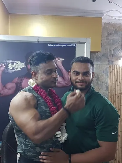 Another moment from Guru Purnima. The bond between a guru and a student in the fitness world is very special.