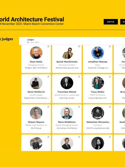 I am proud to have been invited once again to be a jury member for the prestigious World Architecture Festival (WAF) in 2025.