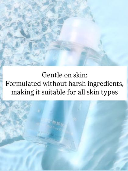 It's formulated to be gentle on the skin, making it suitable for all skin types, including sensitive skin.