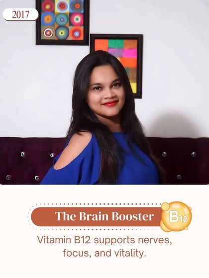 Back in 2017, I highlighted Vitamin B12 as the "Brain Booster." It's crucial for supporting nerve health, maintaining focus, and ensuring overall vitality.