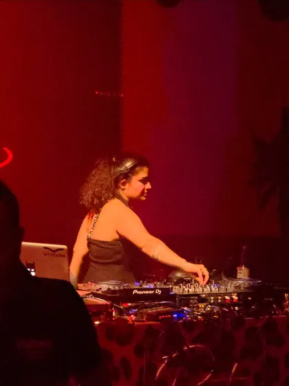 Another angle from the same private event, focused on the mix.
