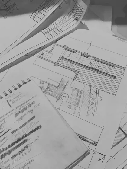 Before the final render, there are endless sketches and technical drawings. These documents are the language we use to translate ideas into buildable, beautiful spaces.