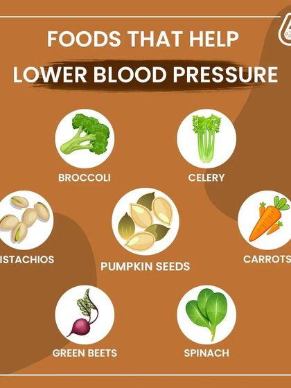 Certain foods can help naturally lower blood pressure. Including items like broccoli, celery, pumpkin seeds, and spinach in your diet can support cardiovascular health.