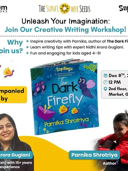 Unleash your imagination! Our creative writing workshops, like this one featuring author Parnika Shrotriya, provide a space for young writers to get inspired and learn valuable writing tips from experts.