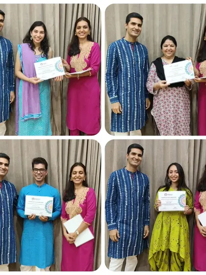 More smiling faces from our Mumbai YTTC graduation ceremony, ready to start their teaching journey.