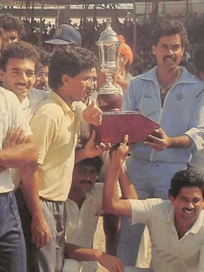 A cherished memory of winning the Test series against New Zealand in 1987-88 with the Indian team.