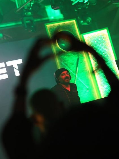 The view from the crowd at the Karnataka Golf Association's Golden Jubilee event.