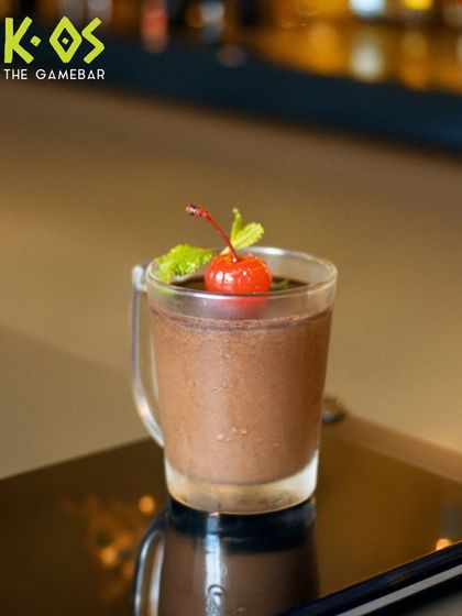 A sweet ending to a great meal. This rich chocolate mousse is topped with a cherry for that classic finish.