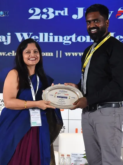 Another award from the Eldrok Chennai Summit. I am thankful for the platform to connect with leaders who share my vision for arts-integrated education.