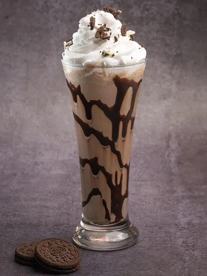 A classic for a reason. Our Oreo shake is a creamy, dreamy blend of cookies and ice cream, topped with whipped cream.