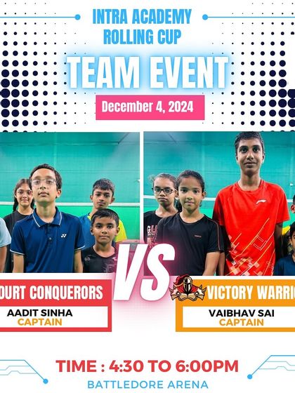 Manoj Kumar - Badminton Coaching for Kids & Youth Intra-Academy Rolling Cup photo 9