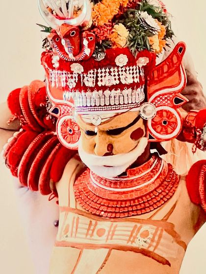 Witnessing the magnificent Muthappan Theyyam ritual in Kerala was a truly humbling experience. In this ancient tradition, the divine speaks to devotees through a human medium. A powerful reminder of the sacred energies that move through our world.