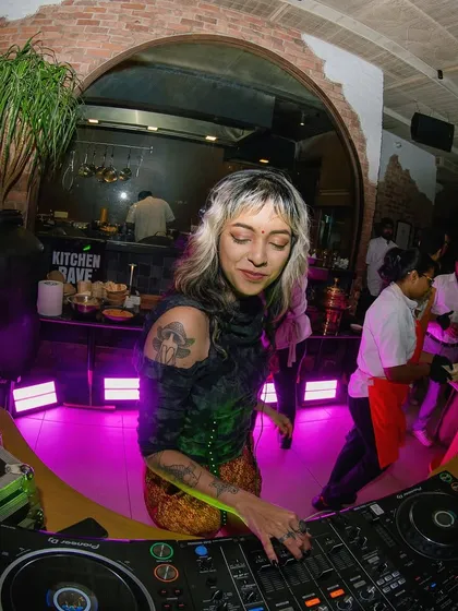 They called it a Kitchen Rave, and it was exactly that. I played a set right next to the kitchen at Bawri for their anniversary, and the energy was incredible.