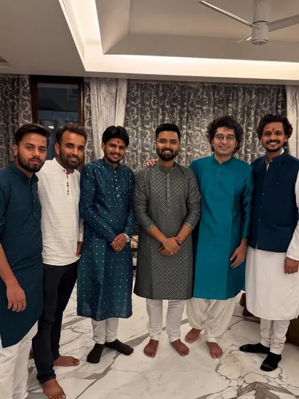 More pictures with the talented team after our Ghazal performance in Delhi.