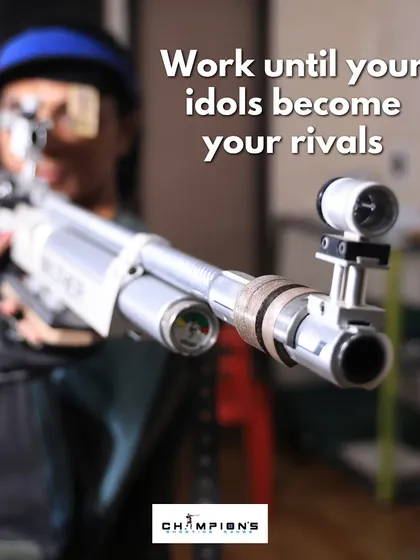 Work until your idols become your rivals. That's the level of dedication we aim for here.