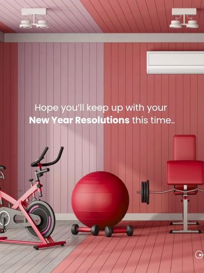 Hope you'll keep up with your New Year's resolutions this time, like setting up a home gym. But if not...