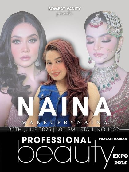 The official poster for my live demo at the Professional Beauty Expo. I was so excited to be presented by Bombay Vanity and share my beauty secrets with everyone.