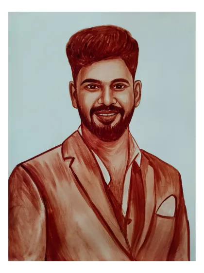 Sharan Ediga - Custom Portrait Art Blood Portraits: Your Story in Art photo 51