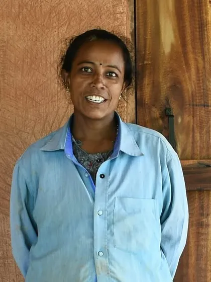 Presenting Rupa, one of our most enthusiastic women masons at Project Cheerville. Her energy and dream of building a mud house of her own inspires our entire team.