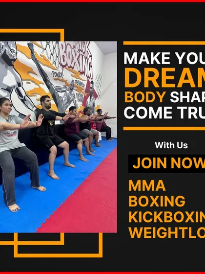 Make your dream body shape come true with us. We offer MMA, boxing, kickboxing, and weight loss programs.