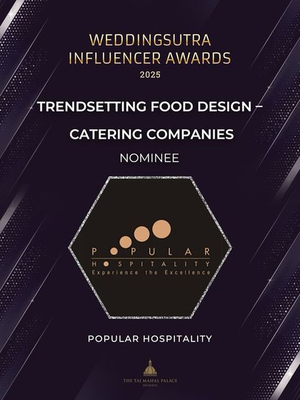 We were thrilled to be nominated for the WeddingSutra Awards. Being recognized amongst the best in the industry is an honour in itself.