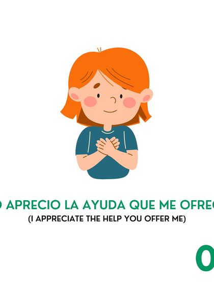 For a more formal situation, you can say 'Aprecio la ayuda que me ofrece', which means 'I appreciate the help you offer me'.