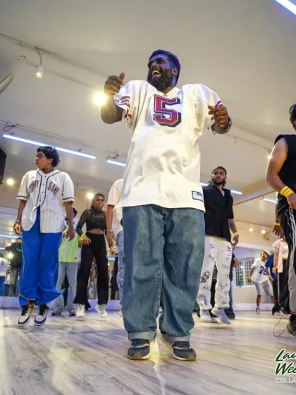 Instructor Arunn showing his power and style during the Arunn x Divya Collab Series.
