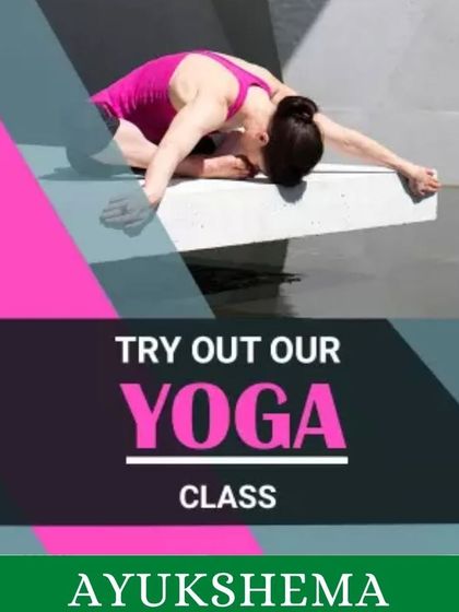 An invitation to try our yoga classes and experience the physical and mental benefits for yourself.