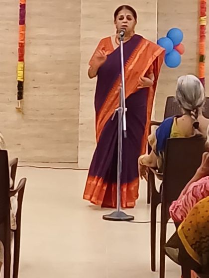 Performing for the residents at the Ziva senior community home was a reminder that the human need for stories is timeless. Each listener brings a lifetime of experience, making the shared narrative incredibly rich and meaningful.