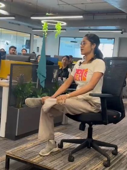 Sreya Bhar - Corporate Yoga Programs Desk & Chair Yoga: Wellness Without Leaving Your Seat photo 25