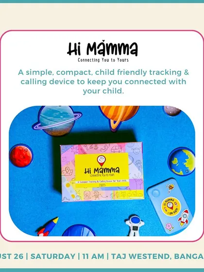 A feature on Hi Mamma, a simple and compact tracking and calling device to keep you connected with your child.