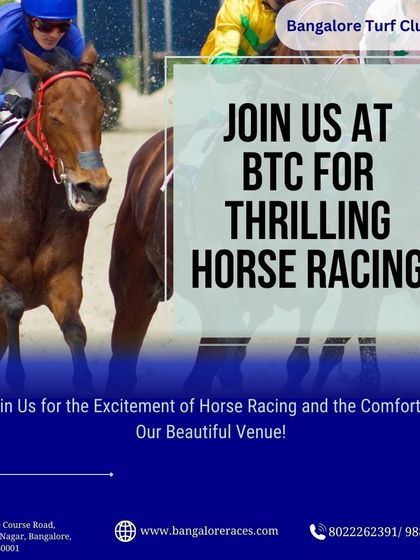 Join us at BTC for thrilling horse racing and enjoy the comfort and beauty of our historic venue.