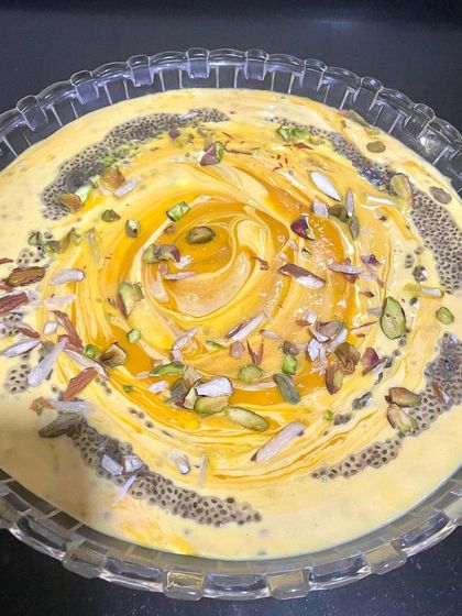 Can you guess this popular seasonal dish? I've given it a healthy tweak by adding ingredients that increase its protein and healthy fat content, making it a smarter way to enjoy a sweet treat.