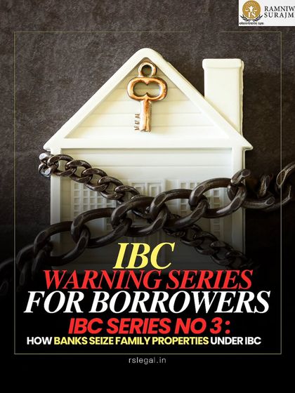 This image from our IBC Warning Series shows how banks can seize family properties under the code. Even joint properties and inherited land are not safe if you are a guarantor. We help you understand and protect your wealth.