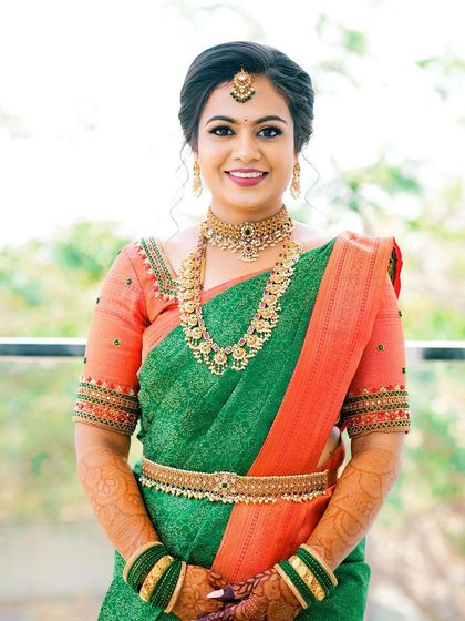 The smile of a happy bride. My goal is to make you feel comfortable and confident, and her expression says it all.