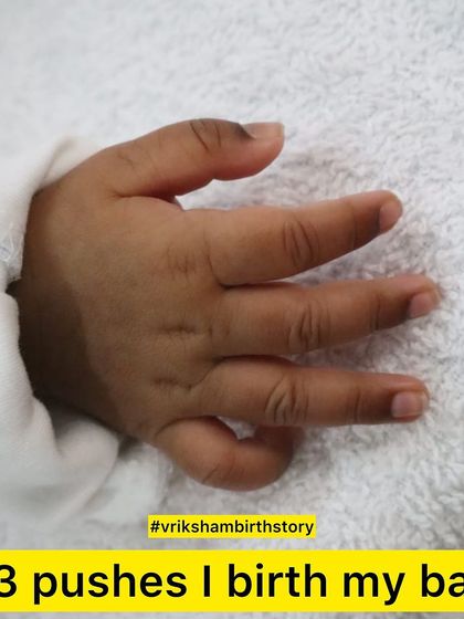 "In 3 pushes I birth my baby." This incredible outcome was the result of trusting her body, speaking to her baby, and staying active throughout her journey.